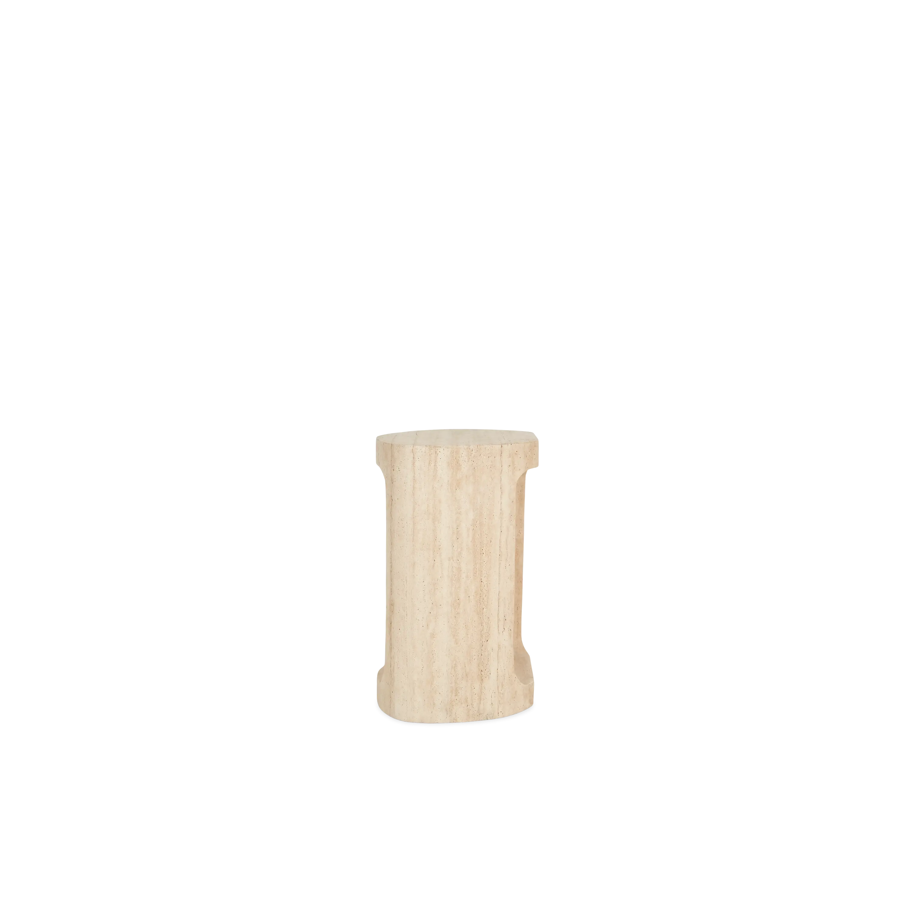 Blanc Travertine Pull Up Table